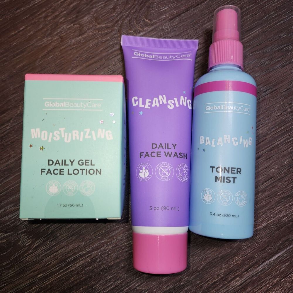 Global Beauty Care Skincare Cleansing Wash‎ Moisturizing Lotion Balancing Toner